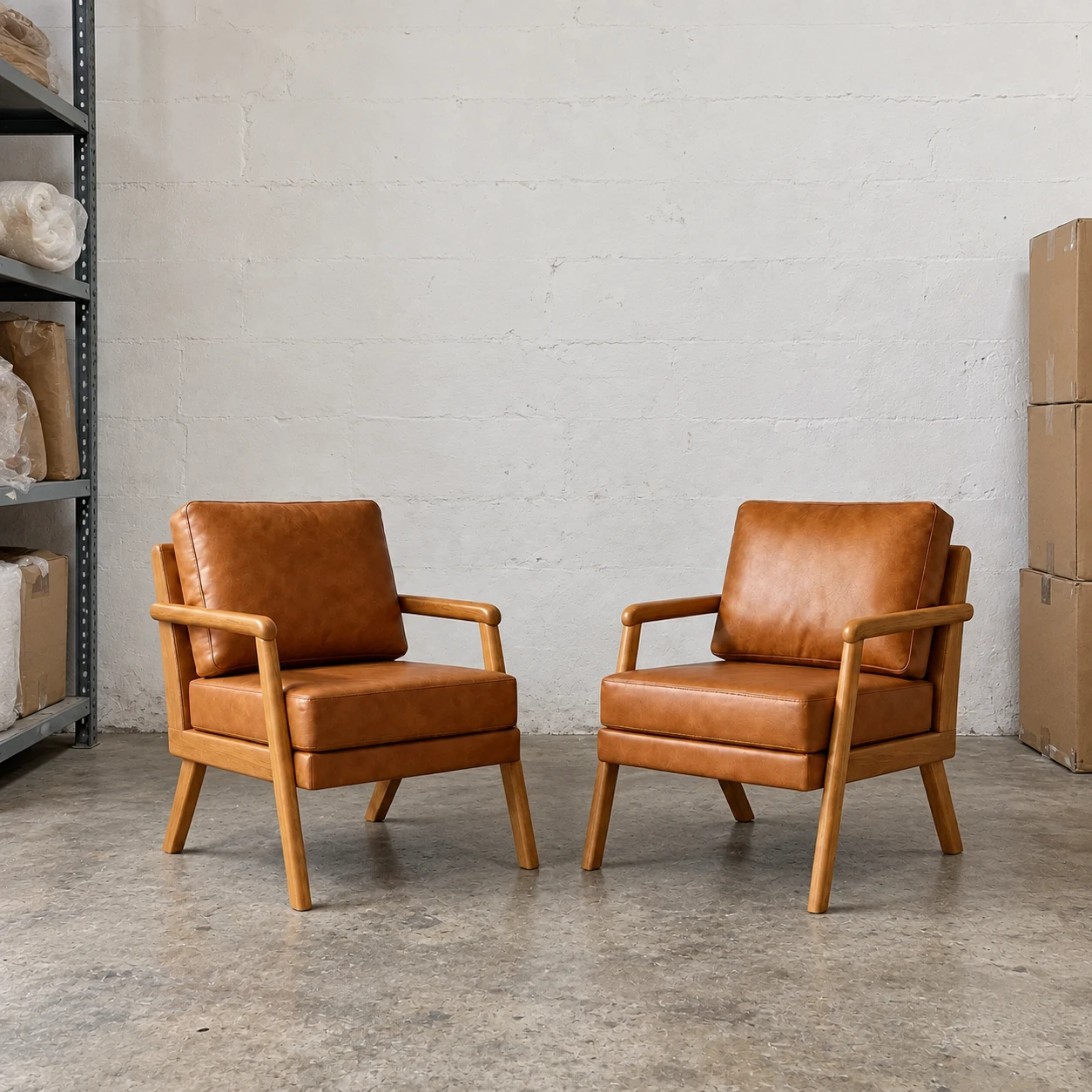 Poltronas — foto de origem · estudo simulado