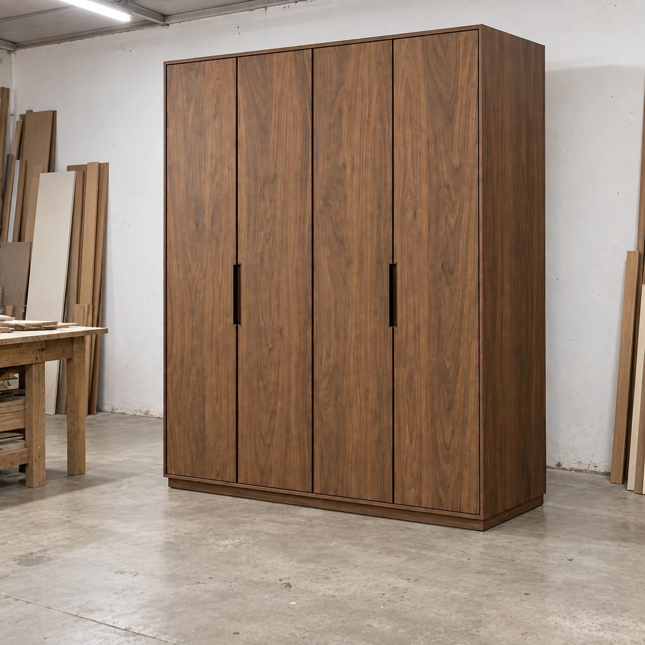 Guarda-roupa — foto de origem · estudo simulado